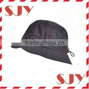 Waterproof nylon folding rain hat