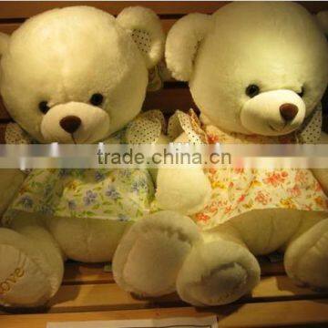 plush bear with t-shirt / cute bear /plush toys/ Stuffed toy