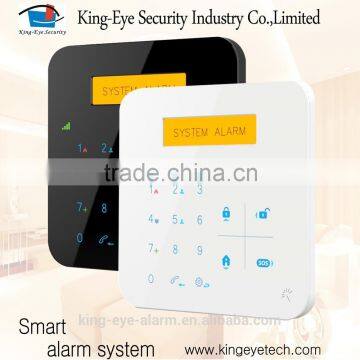 Factory price wireless quad-band home security GSM Alarm system with SIM card