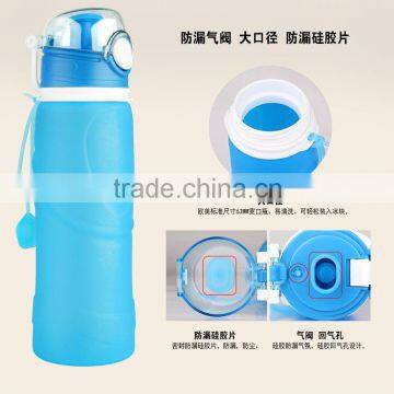 Manufacturing Soft Silicone Water Bottle Unbreakable Silicone Sport Water Bottle photo-6