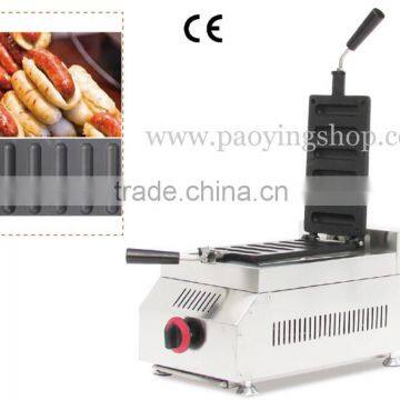 6pcs Commercial Use Non-stick LPG Gas Sausage Danish Bar Maker