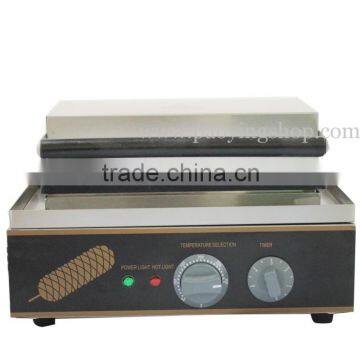 Commercial Use Non-stick 110v 220v Electric 5pcs French Hot Dog on A Stick Lolly Waffle Maker photo-2
