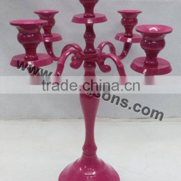 Pink Wedding Decoration Event Candelabra