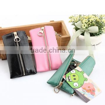 Boshiho genuine leather coin purse with key organizer