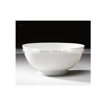 5.5'' fine porcelain bowl white Color ceramic bowl large noodle bowl