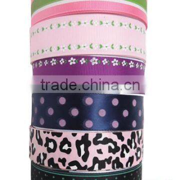 Golden Satin Ribbon Patterned and Words Printing Ribbon photo-6