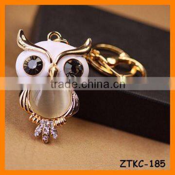 2014 Hot Selling Owl Opal Keychain , Bag Pendant ZTKC-185