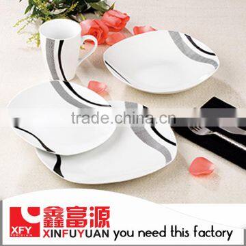 Top grade cheap porcelain dinnerware set