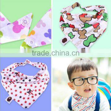 Bandana baby bibs cotton triangle head sacrf