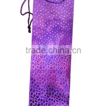 funcy cute purple laser wine bag