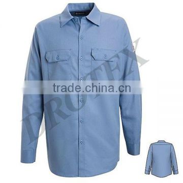 Cotton FR Button-Front breathable Work Shirts