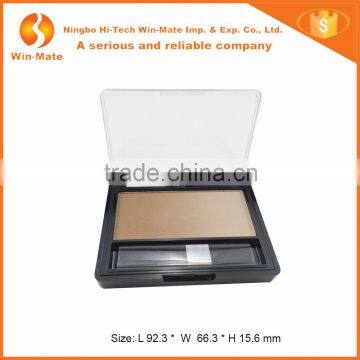 Single color Makeup Blush Powder In Plastic Round Case