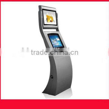 22'' dual screen special design LED player information kiosk