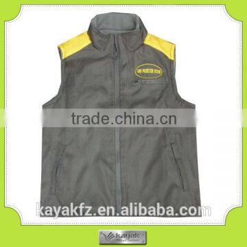 design nylon sleeveless vest