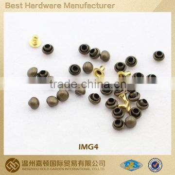 fashion design 4mm rivets for handbags/clothing rivet/jean rivet