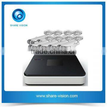 factory hot CE 8 channel mini 700tvl waterproof cctv camera dvr kit