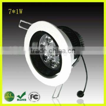 7w led recessed ceiling light