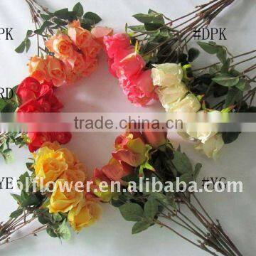 artificial rose single stem YL479