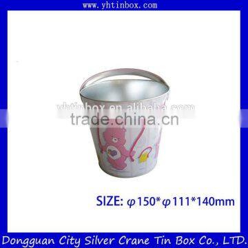 Small buscuit tin bucket /Tin bucket with handle