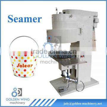 Pneumatic seamer Semi Automatic round bottom Sealing machine used for ice/beer bucket manufacturing plants