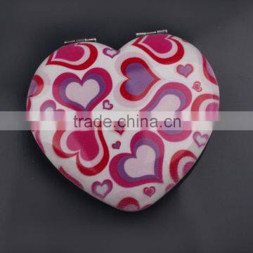 Beauty tools heart makeup mirror