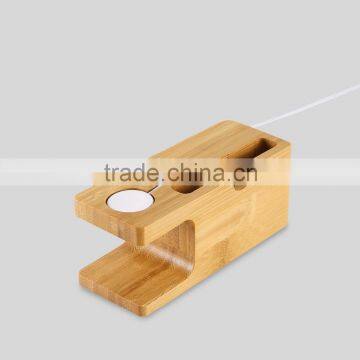 Wood Watch Hanger Mobile Phone Holder Phone Stand