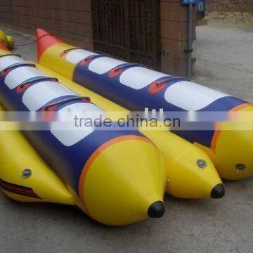 Inflatable banana boat/double tube pvc boat