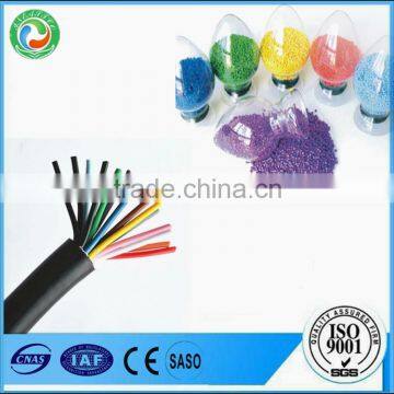 Colorful PVC granules for cable