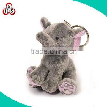cute stuffed plush super soft elephant keychain for sale