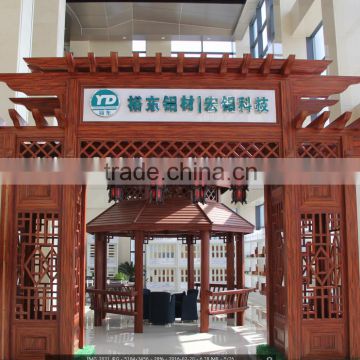 China very popular high quality low price aluminum alloy wood grain pavilion, guardrail, etc