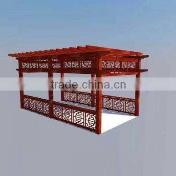 China factory manufacturing high quality aluminium pergola profiles