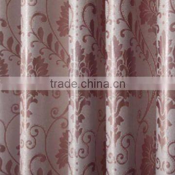 customized window curtain fabric, jacquard fabirc 002 fire retardant blackout fabric for bedroom