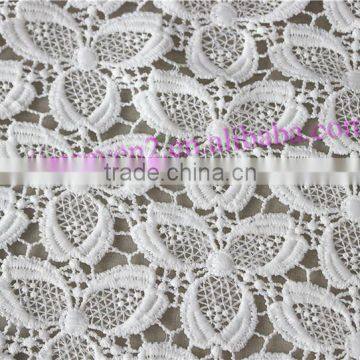 Wholesale African Polyester Lace Wedding Dress Poly Fabric photo-4