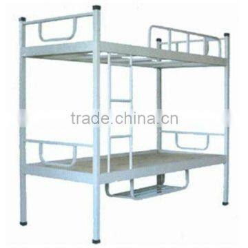 White Metal Bunk Bed For Dormitory Or Kids