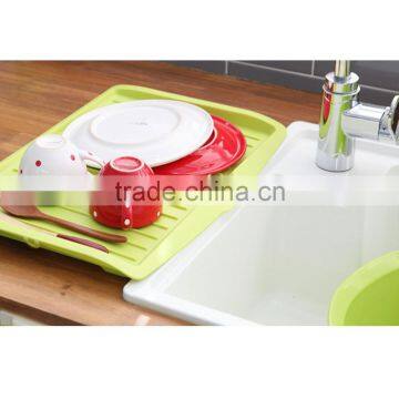 Plastic Storage Rack Over The Sink Saddle Organizer Shelf Kitchen Bath Gadgets photo-2