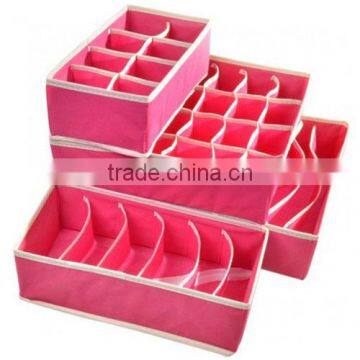 HOt! 4 PCS Sets Nonwoven Storage Boxes/Organizer (BBK098)