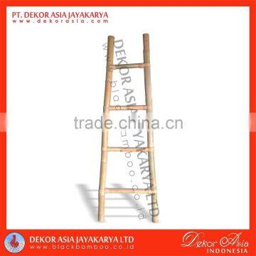 Natural Bamboo Ladder 4 Rungs Bottom Width