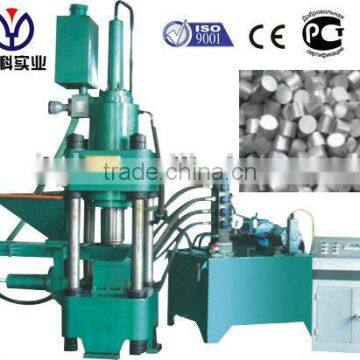 Shanghai Yuke Industrial Cooper powder Briquette Press/metal scraps Briquette Press with CE certificated