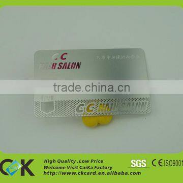 Hollow Out Metal Member Card/VIP Card photo-3