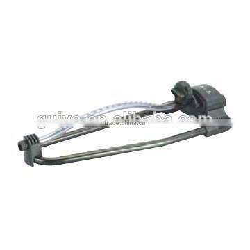 18 Hole Oscillating Sprinkler with Brass Jet Aluminum Spray Tube & "U" Metal Tube Base