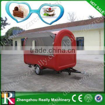 Long mobile food trailer cart for sale in china
