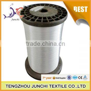 Raw White Polyester Yarn / 100% Polyester Spun Yarn / Polyester Close Virgin Yarn photo-3