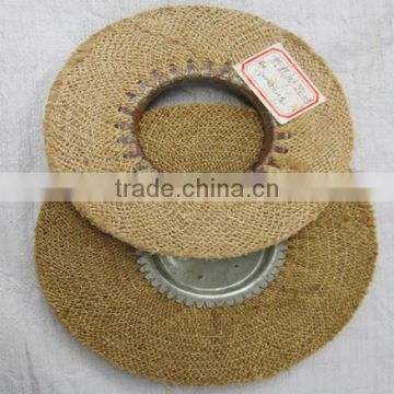 Bias sisal buffing wheel