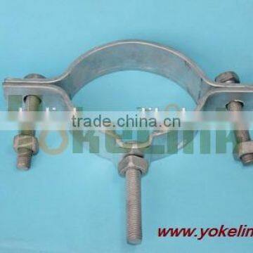 Secondary Rack Pole Mounting Bands Galvanized Steel Pole Band for Pole Line Hardaware photo-2