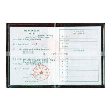 Tax Registration Certificate