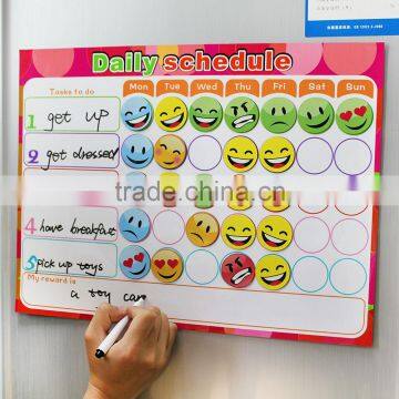 Custom Magnetic Weekly Planner Fridge Magnetic Board To-do List Kids Chores Chart photo-3