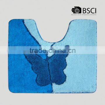 toilet bath mat set