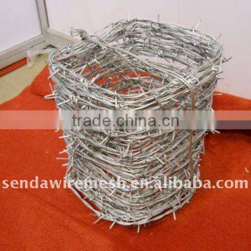 hot dipped galvanized barbed wire