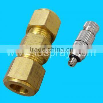 brass threaded ferrule fittings of fog nozzles