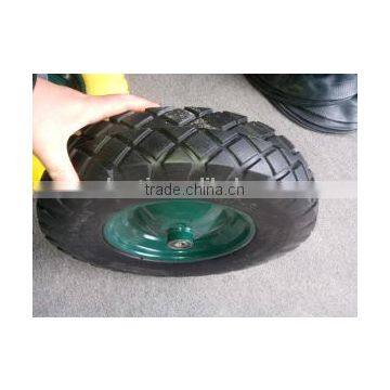 Small Rubber Trolley Wheels for Wheelbarrows photo-4